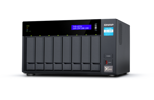 QNAP TVS-872X-i3-8G 8 Bay NAS