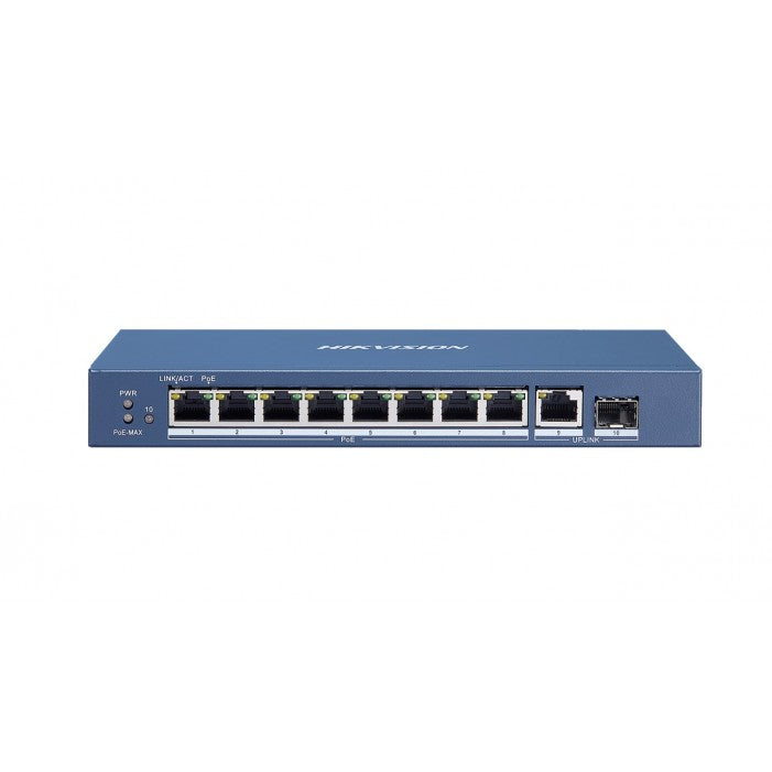 Hikvision DS-3E0510P-E 8 Port Unmanaged Gigabit PoE Switch