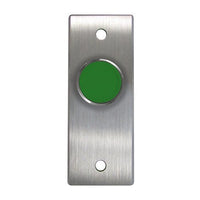 Camden CM-8100G Vandal Resistant Push Button (Extended), Single Gane Spring Return, N/O, Momentary, Green Button