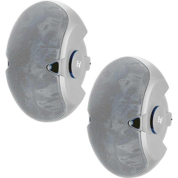 Electro-Voice EVID4.2W Dual 4 in. 2‑Way Surface-Mount Loudspeaker, Pair, White