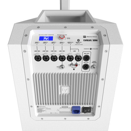 Electro-Voice EVOLVE 30M-W Portable 1000W Column Sound System with Mixer & Bluetooth (White)