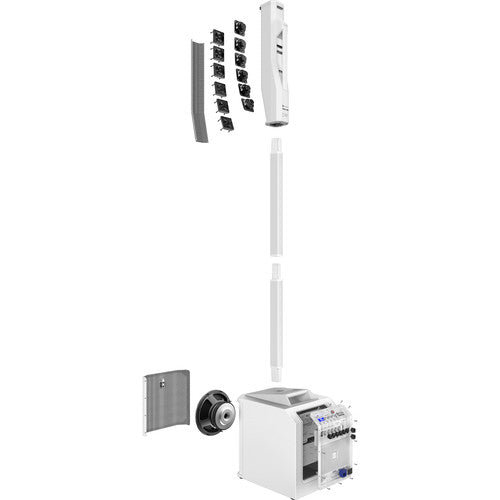 Electro-Voice EVOLVE 30M-W Portable 1000W Column Sound System with Mixer & Bluetooth (White)